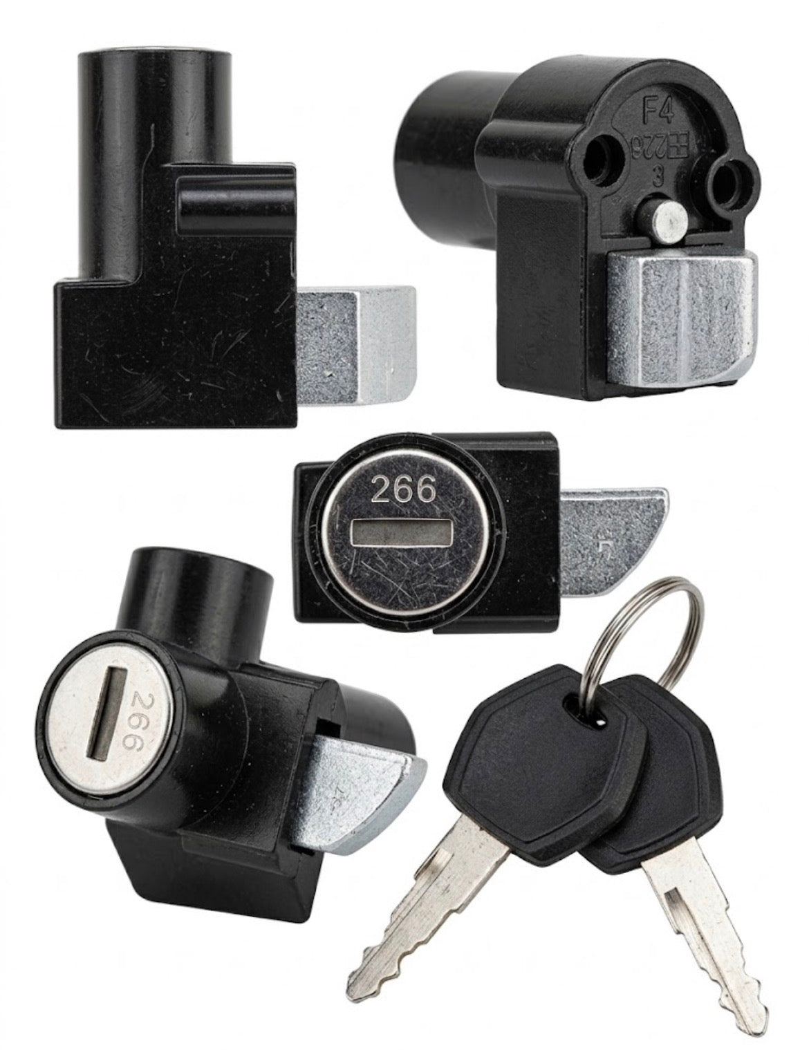 Llave y Cerradura para Batería de Bicicleta Eléctrica