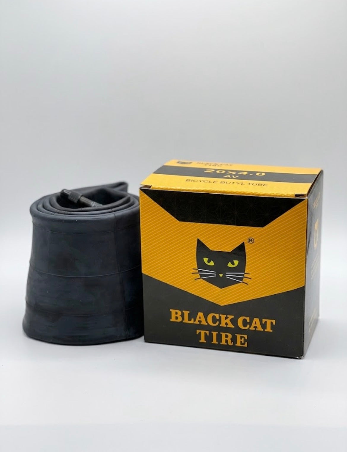Black Cat Tire 20x4.0 AV Butyl Inner Tube 2-Pack