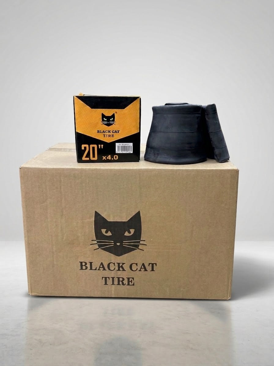 Black Cat Tire 20x4.0 AV Tubo Interior de Butilo - Caja de 30