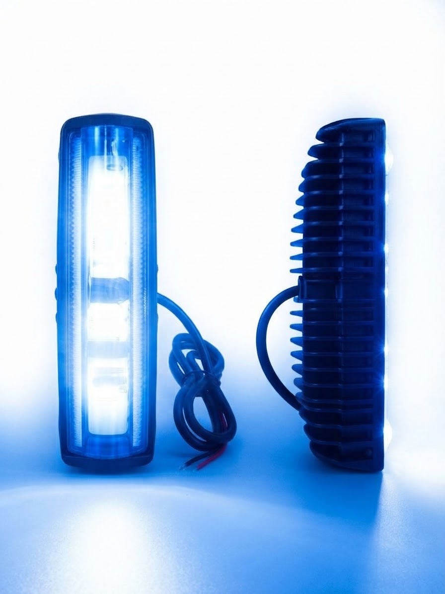 Luz LED de Seguridad para Carretilla Elevadora Azul - Paquete de 2