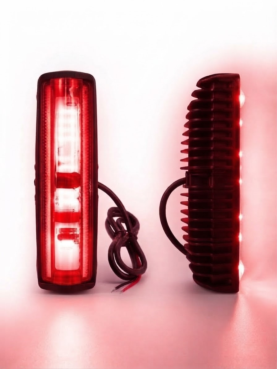 Luz LED de Seguridad para Carretilla Elevadora Roja - Paquete de 2