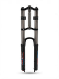 Horquilla de suspensión CCD-Sport doble corona barras inoxidables para ebike