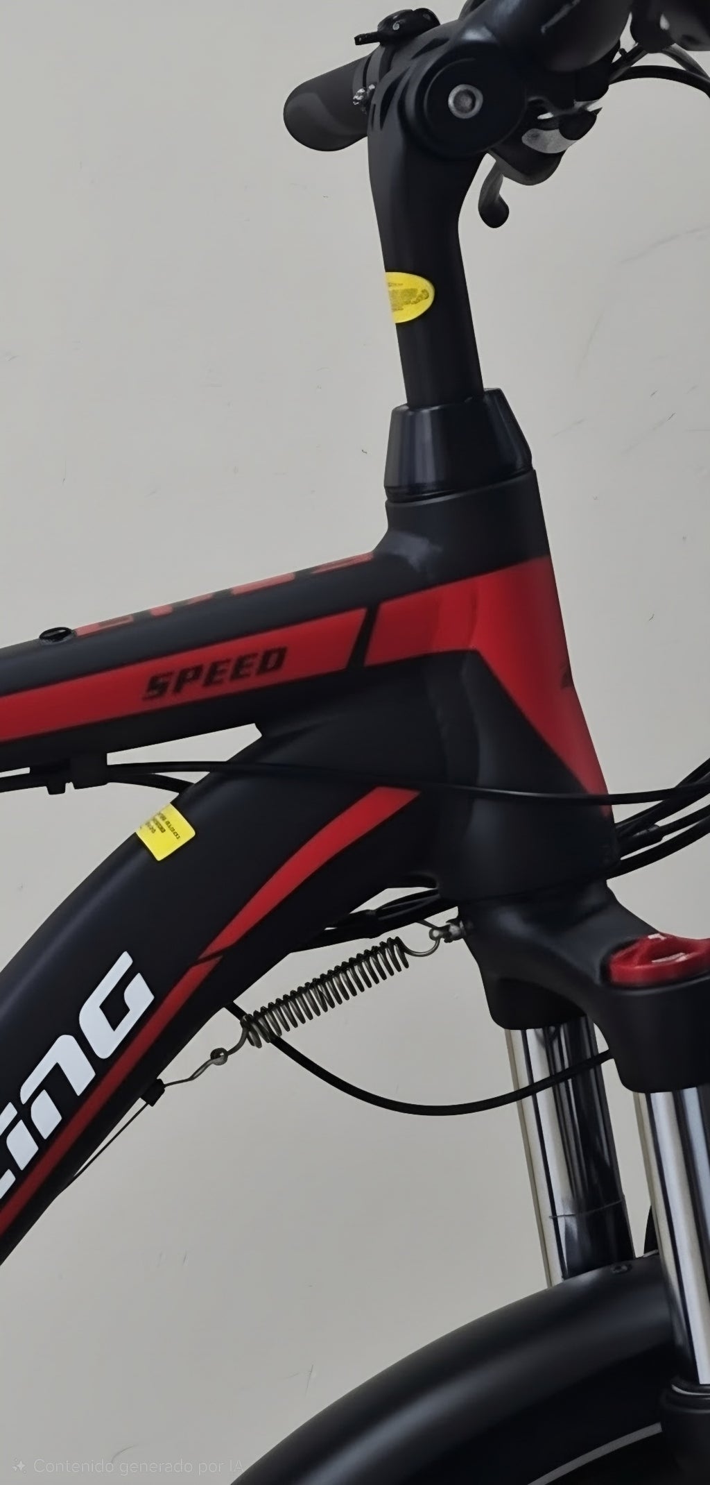 Estabilizador de Dirección instalado en bicicleta plegable